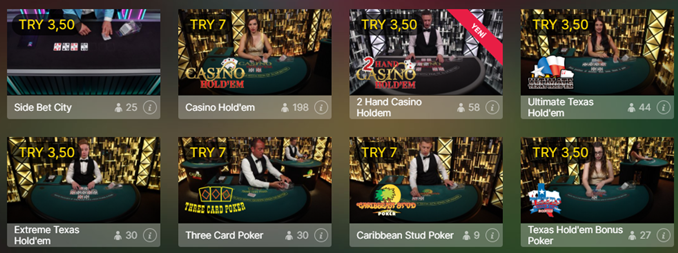 Paralı Canlı Poker Siteleri
